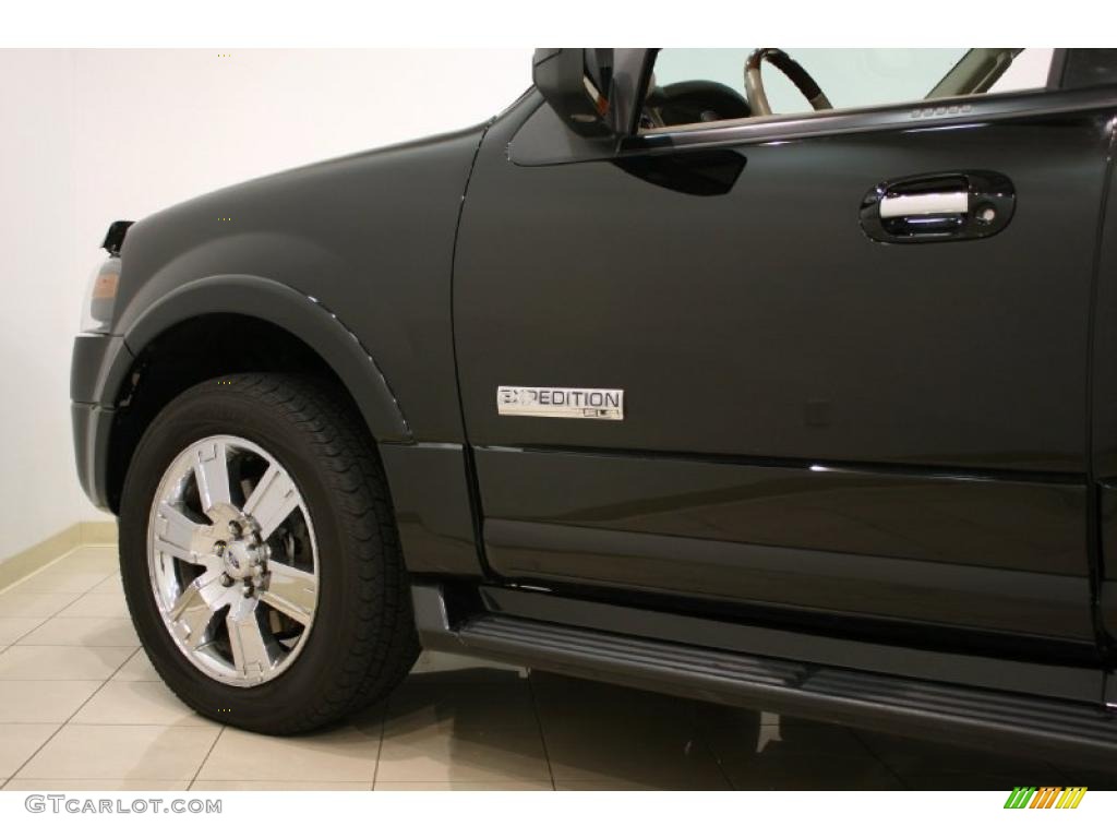 2007 Expedition EL Limited 4x4 - Black / Camel photo #19