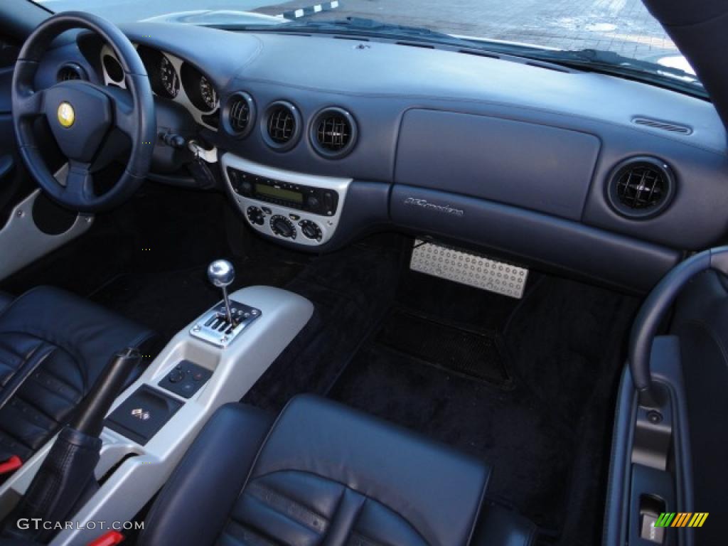 1999 Ferrari 360 Modena Dark Blue Dashboard Photo #40415588