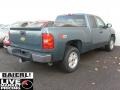 2009 Blue Granite Metallic Chevrolet Silverado 1500 LT Extended Cab 4x4  photo #2