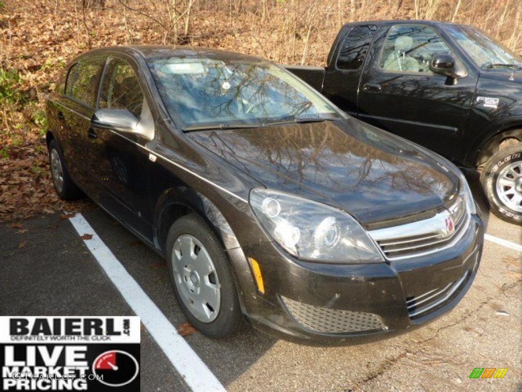 2008 Astra XE Sedan - Black Sapphire / Charcoal photo #1
