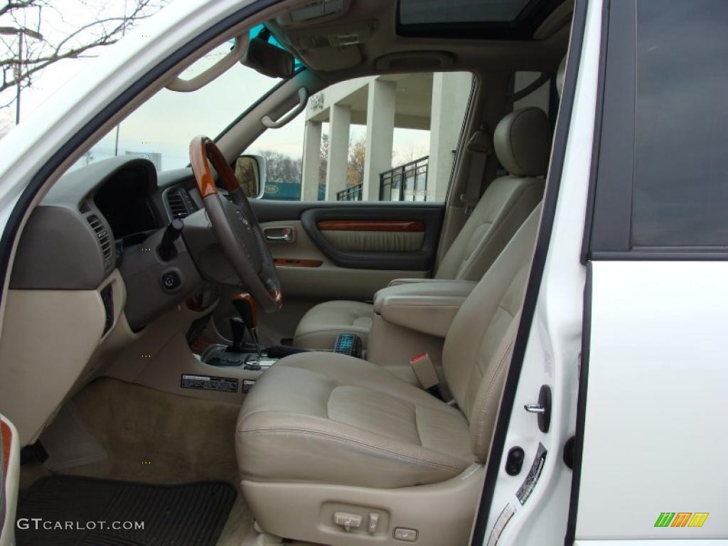 Ivory Interior 2007 Lexus LX 470 Photo #40418616