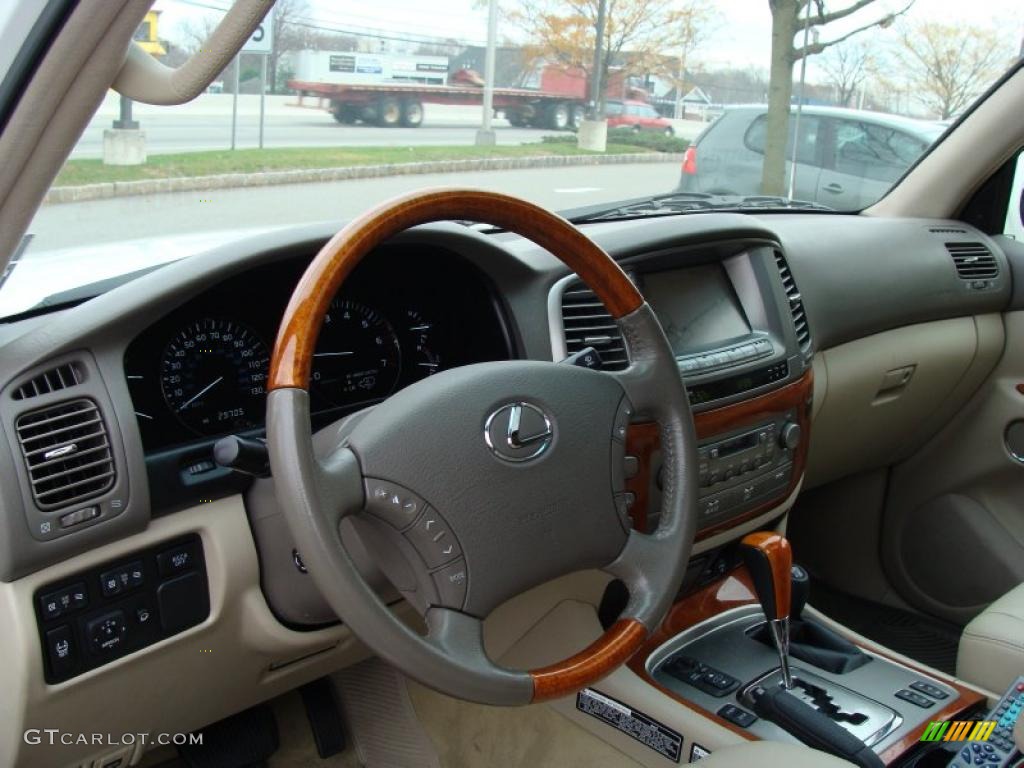 Ivory Interior 2007 Lexus LX 470 Photo #40418664