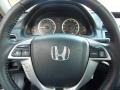 Black 2010 Honda Accord EX-L V6 Coupe Steering Wheel