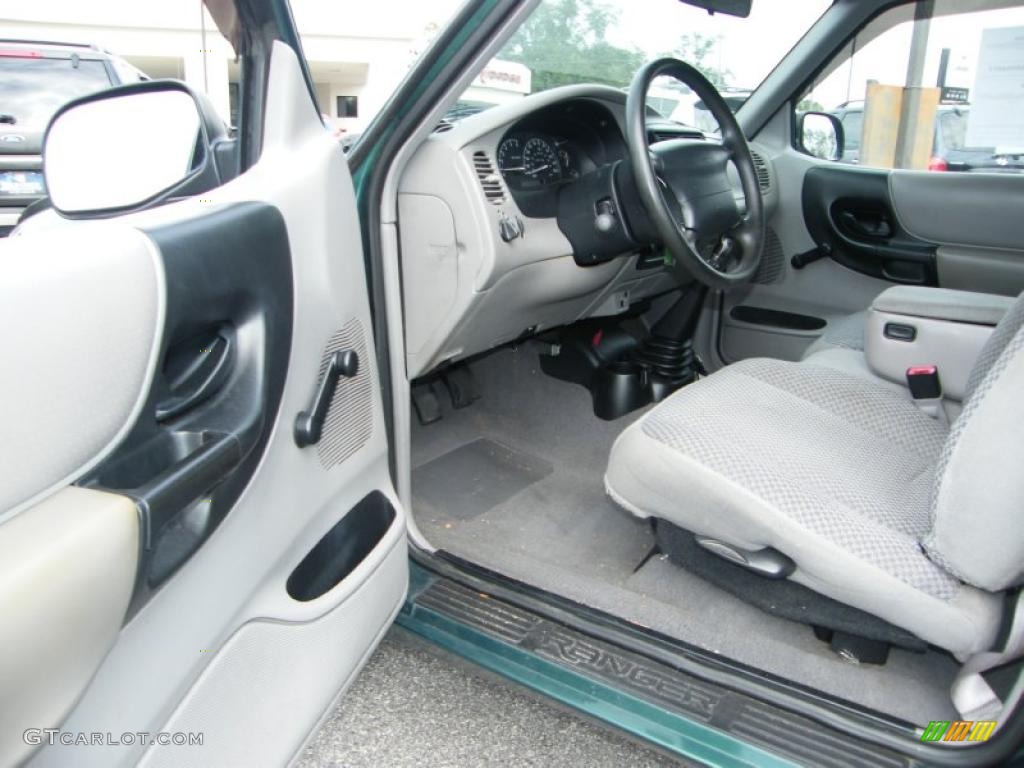 Medium Graphite Interior 1999 Ford Ranger Sport Extended Cab Photo #40421244