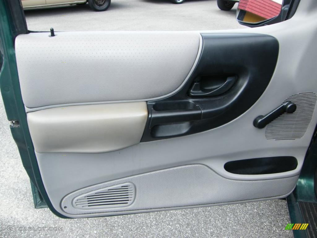 1999 Ford Ranger Sport Extended Cab Medium Graphite Door Panel Photo #40421296