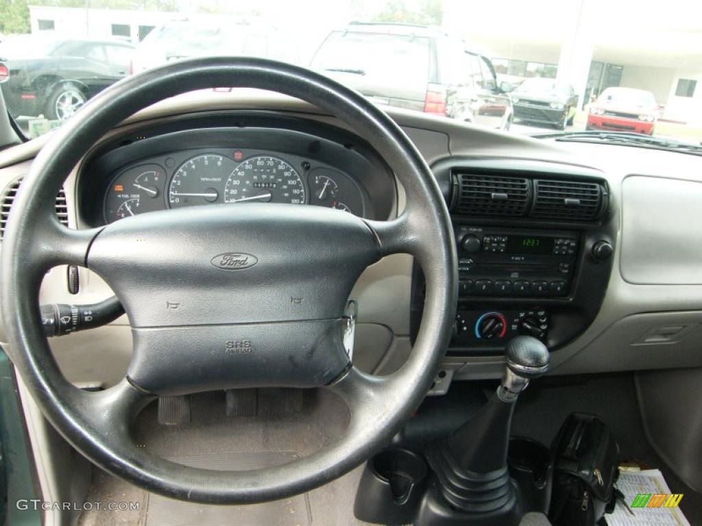 1999 Ford Ranger Sport Extended Cab Medium Graphite Dashboard Photo #40421312