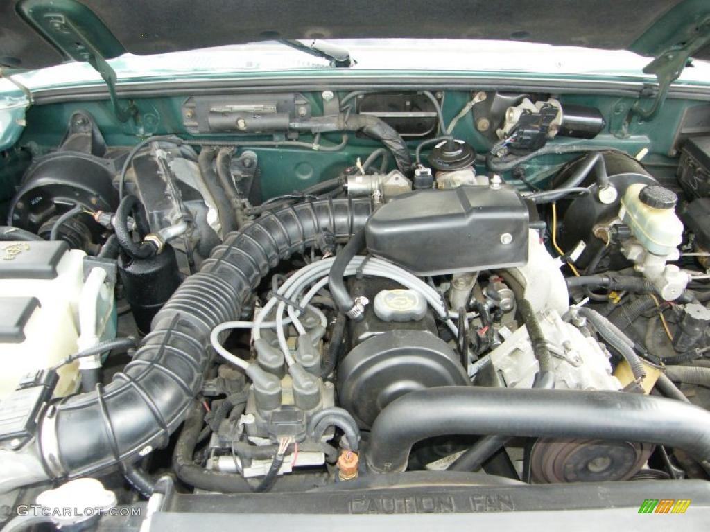 1999 Ford Ranger Sport Extended Cab 2.5 Liter SOHC 8V Inline 4 Cylinder Engine Photo #40421500