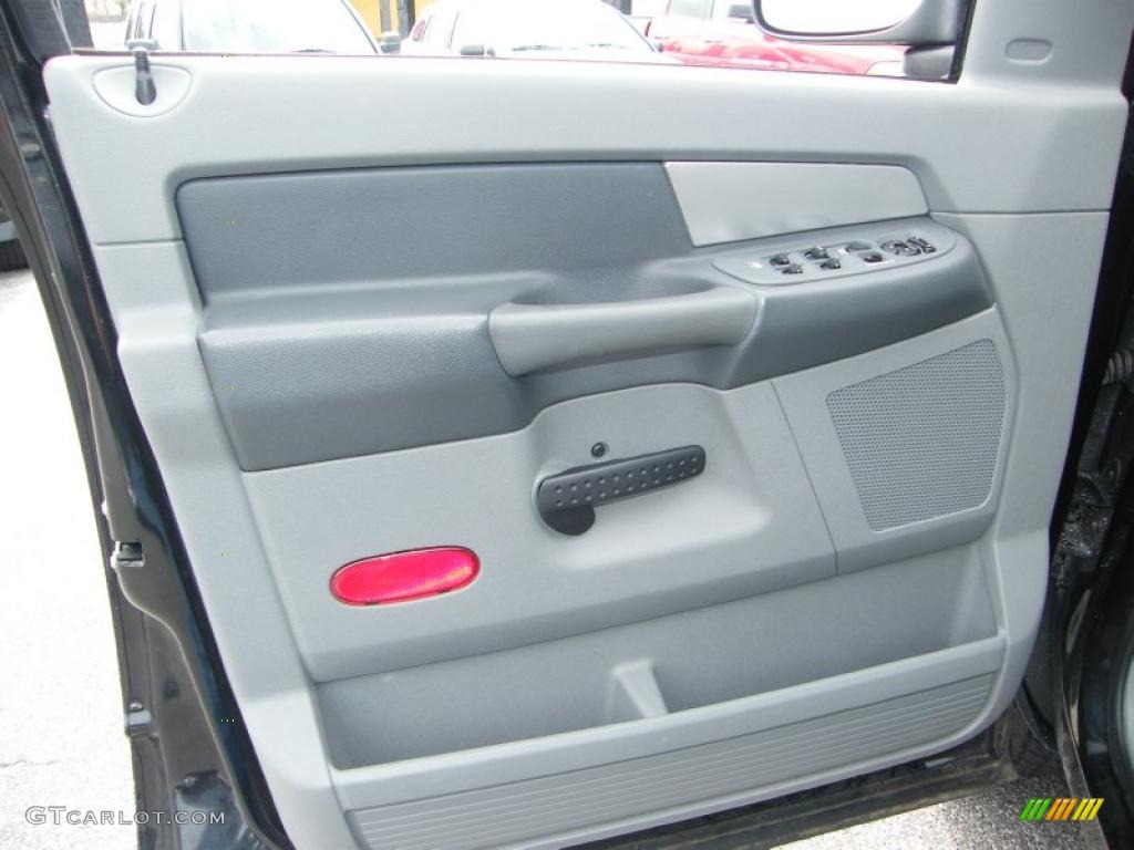 2008 Ram 1500 Lone Star Edition Quad Cab - Brilliant Black Crystal Pearl / Medium Slate Gray photo #17