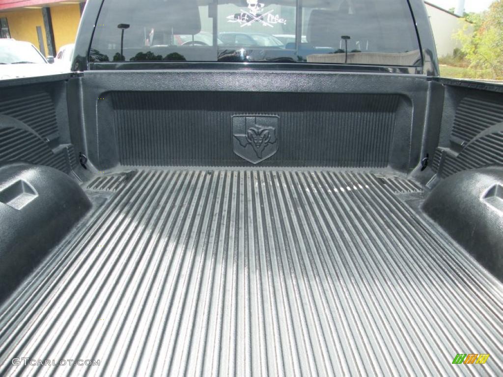 2008 Ram 1500 Lone Star Edition Quad Cab - Brilliant Black Crystal Pearl / Medium Slate Gray photo #24