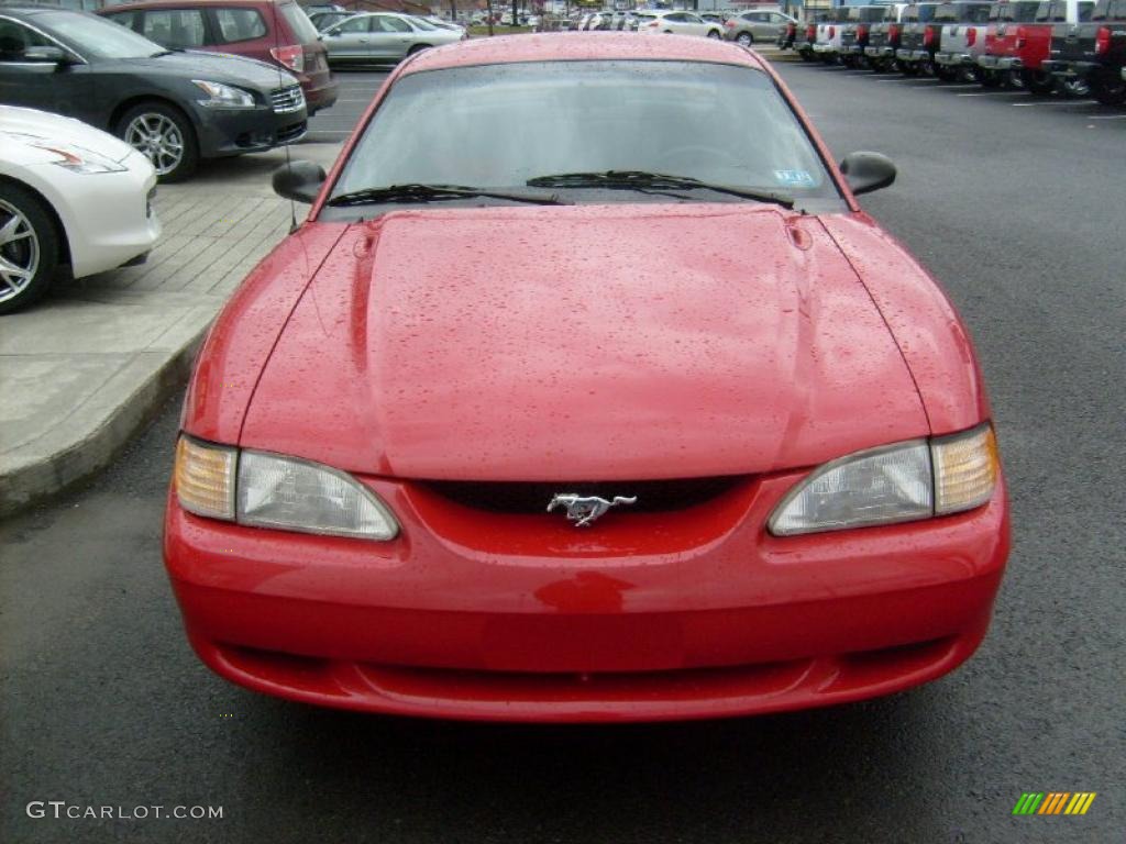 1996 Mustang GT Coupe - Rio Red / Black photo #8