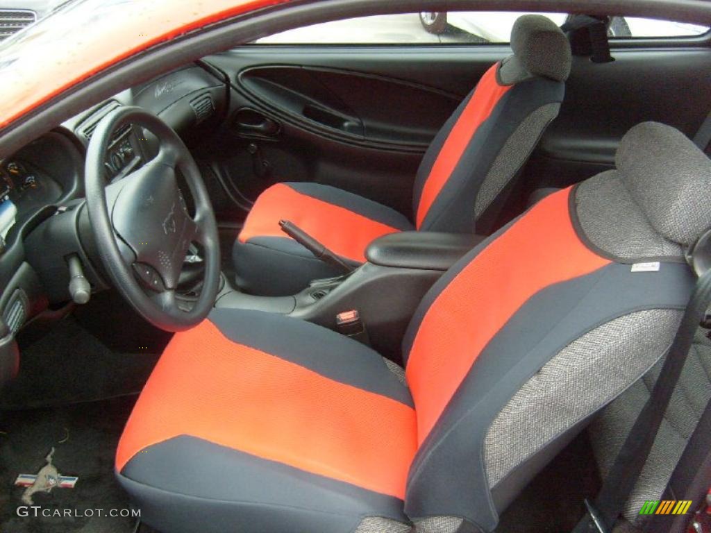 1996 Mustang GT Coupe - Rio Red / Black photo #10