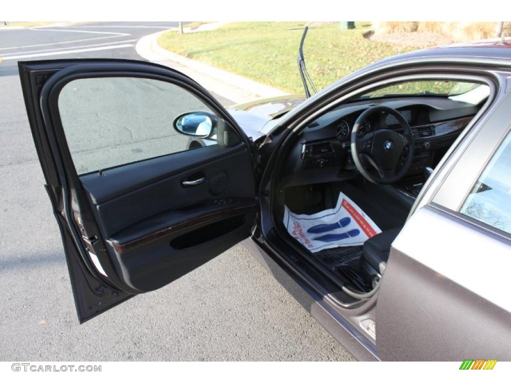 2008 3 Series 328xi Sedan - Sparkling Graphite Metallic / Black photo #13