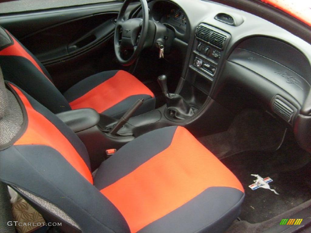 1996 Mustang GT Coupe - Rio Red / Black photo #16