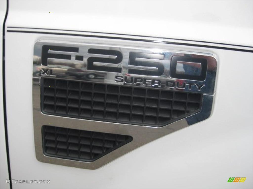 2009 Ford F250 Super Duty XL Regular Cab 4x4 Marks and Logos Photo #40423028