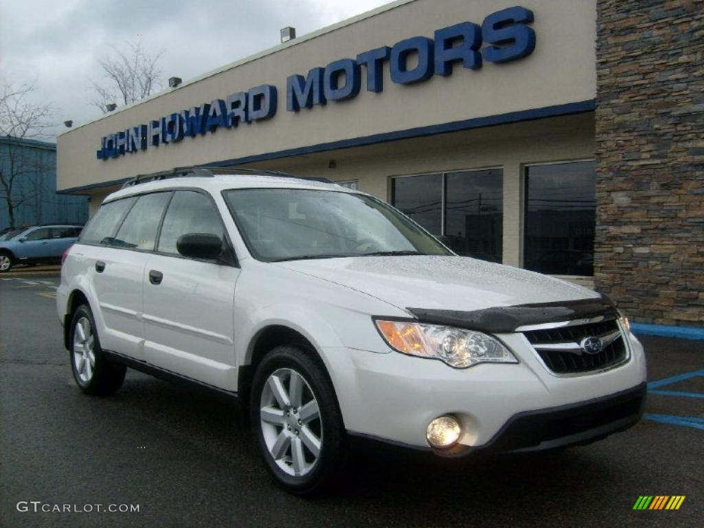 Satin White Pearl Subaru Outback