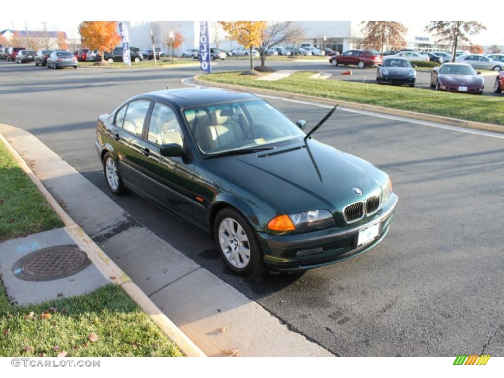 1999 3 Series 323i Sedan - Fern Green Metallic / Sand photo #8