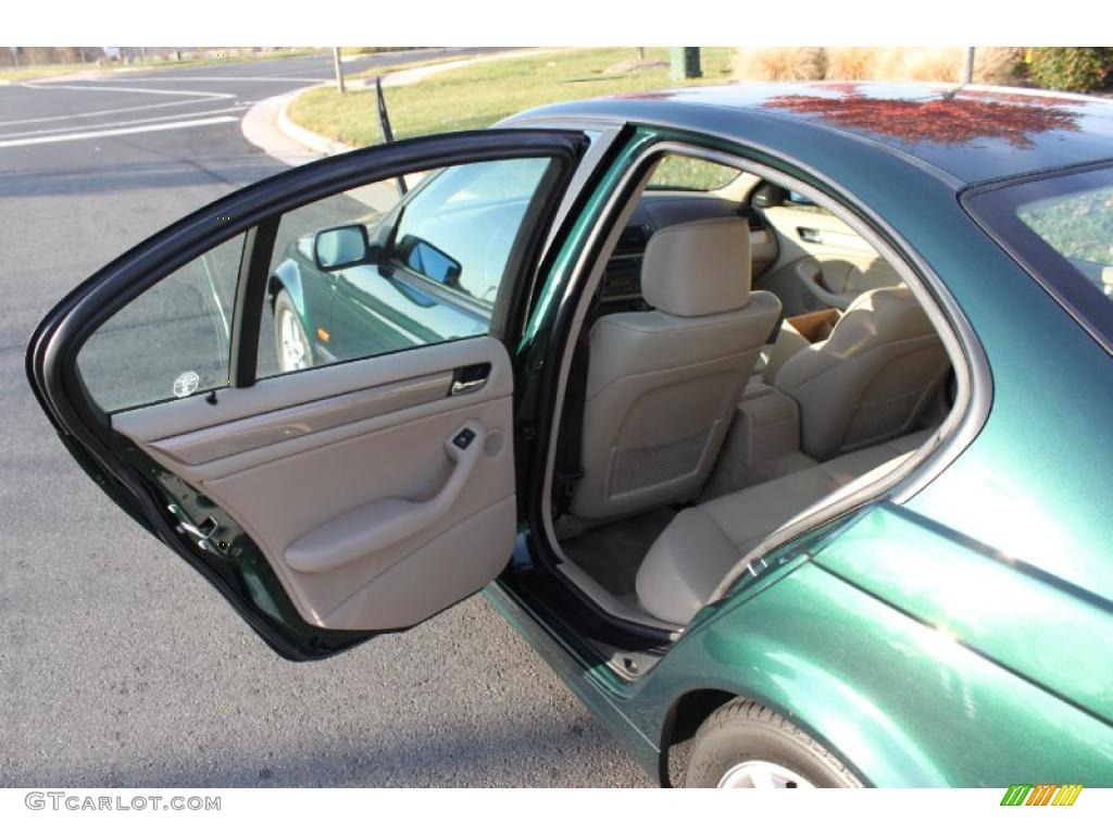 1999 3 Series 323i Sedan - Fern Green Metallic / Sand photo #14