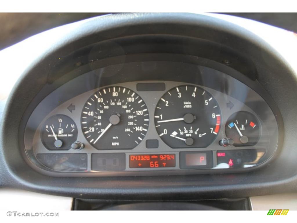 1999 BMW 3 Series 323i Sedan Gauges Photo #40423692