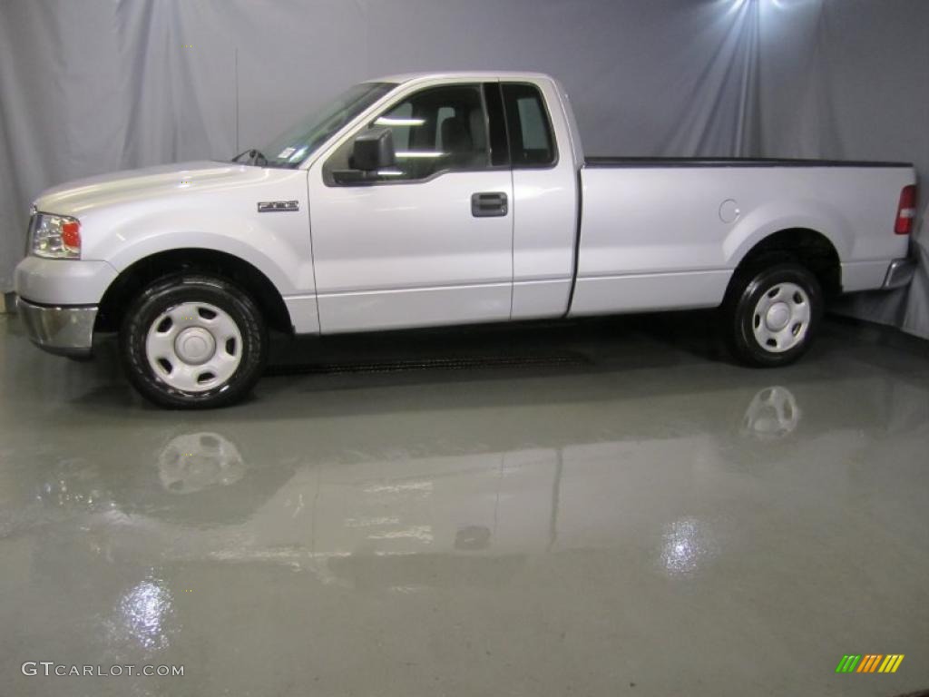 2004 F150 XL Regular Cab - Silver Metallic / Dark Flint photo #3