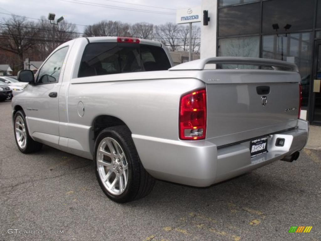 Bright Silver Metallic 2005 Dodge Ram 1500 SRT-10 Regular Cab Exterior Photo #40423904