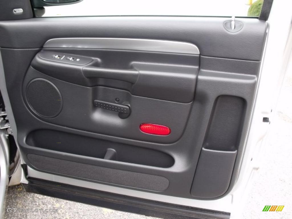 2005 Dodge Ram 1500 SRT-10 Regular Cab Dark Slate Gray Door Panel Photo #40424008
