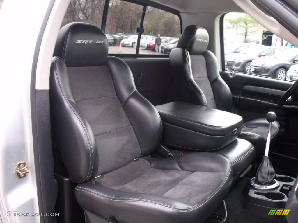 Dark Slate Gray Interior 2005 Dodge Ram 1500 SRT-10 Regular Cab Photo #40424040
