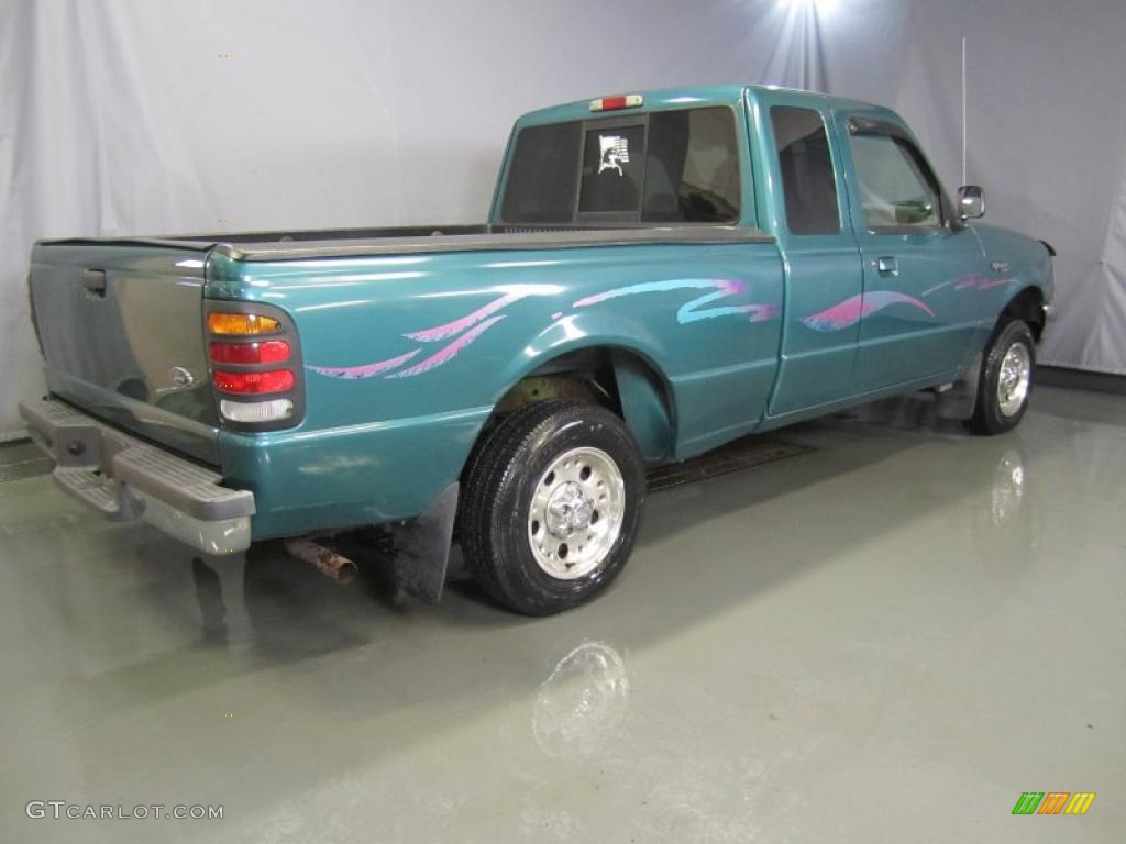Pacific Green Metallic 1998 Ford Ranger XLT Extended Cab Exterior Photo #40424216
