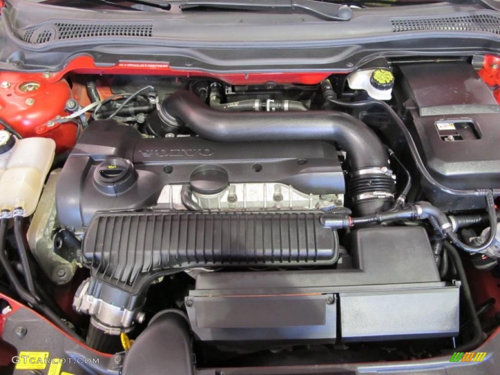 2005 Volvo S40 T5 2.5 Liter Turbocharged DOHC 20 Valve Inline 5 Cylinder Engine Photo #40424956