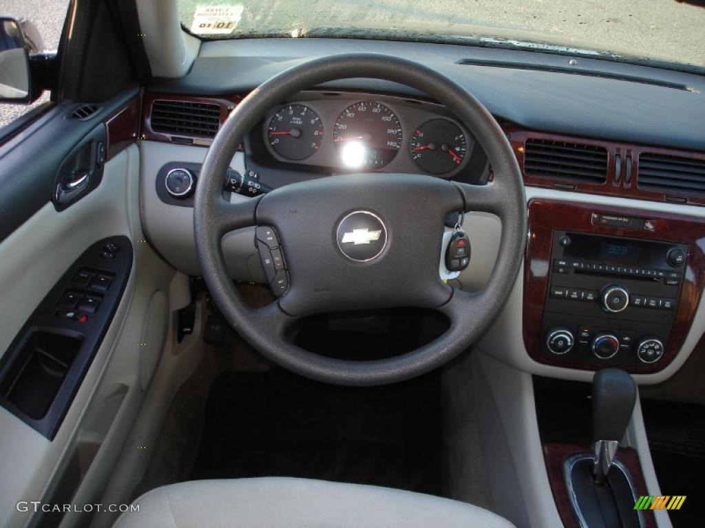 2007 Chevrolet Impala LS Gray Steering Wheel Photo #40425904