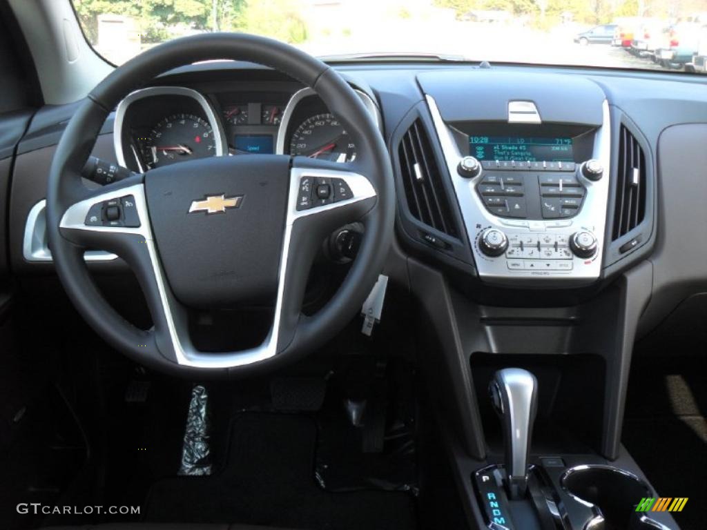 2011 Chevrolet Equinox LT Brownstone/Jet Black Dashboard Photo #40426608