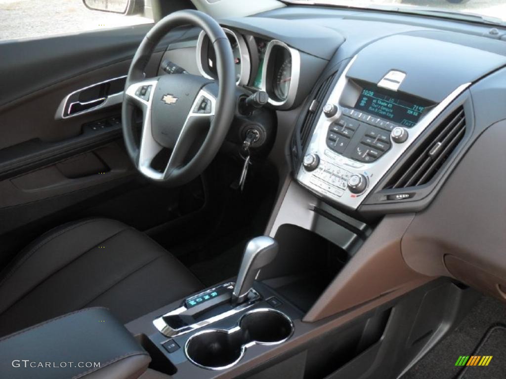 2011 Chevrolet Equinox LT Brownstone/Jet Black Dashboard Photo #40426684