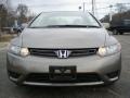 2008 Galaxy Gray Metallic Honda Civic LX Coupe  photo #2