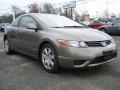 2008 Galaxy Gray Metallic Honda Civic LX Coupe  photo #3