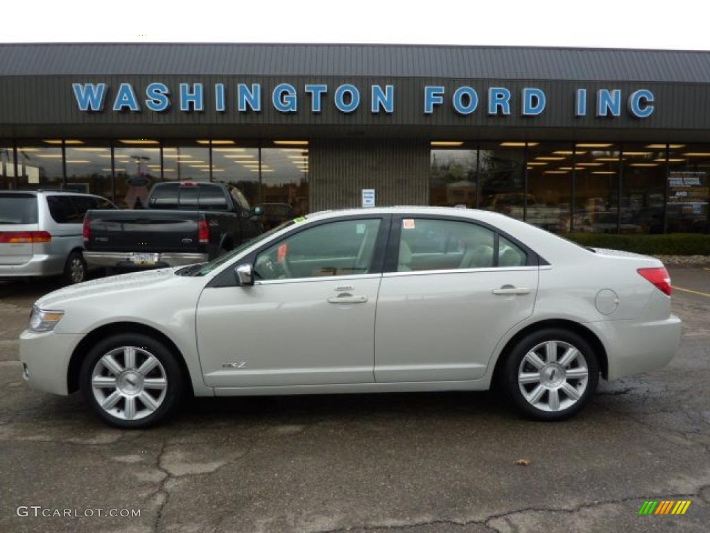 2008 MKZ AWD Sedan - Light Sage Metallic / Sand photo #1