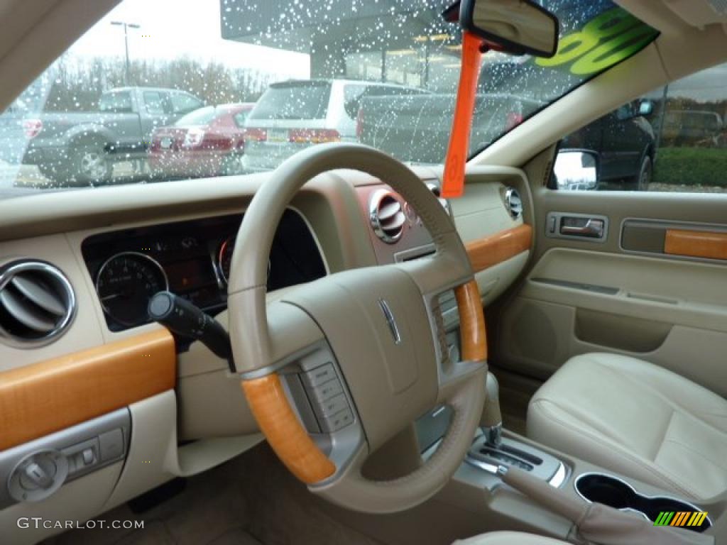 2008 MKZ AWD Sedan - Light Sage Metallic / Sand photo #11