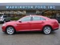 2010 Red Candy Metallic Ford Taurus Limited AWD  photo #1