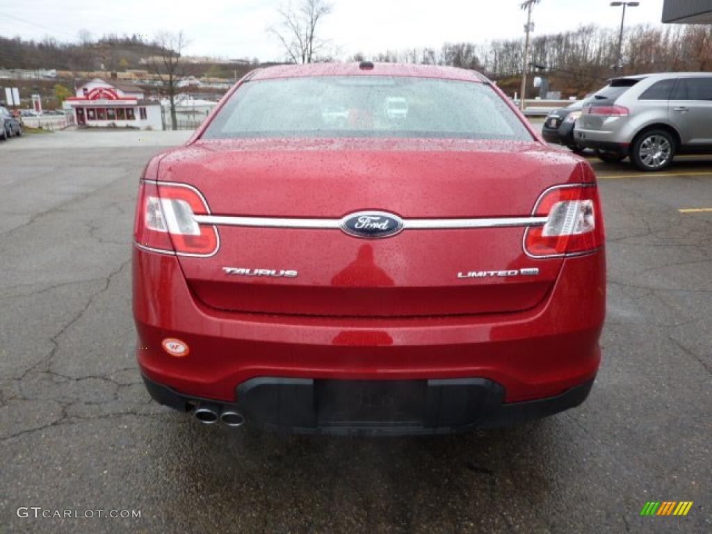 Red Candy Metallic 2010 Ford Taurus Limited AWD Exterior Photo #40430548