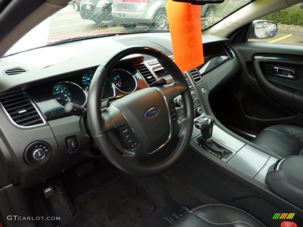 Charcoal Black Interior 2010 Ford Taurus Limited AWD Photo #40430672