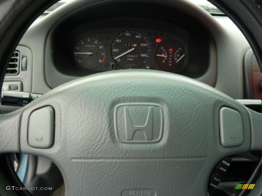 1999 Civic LX Sedan - Iced Teal Pearl / Gray photo #19