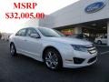 2011 White Platinum Tri-Coat Ford Fusion Sport  photo #1