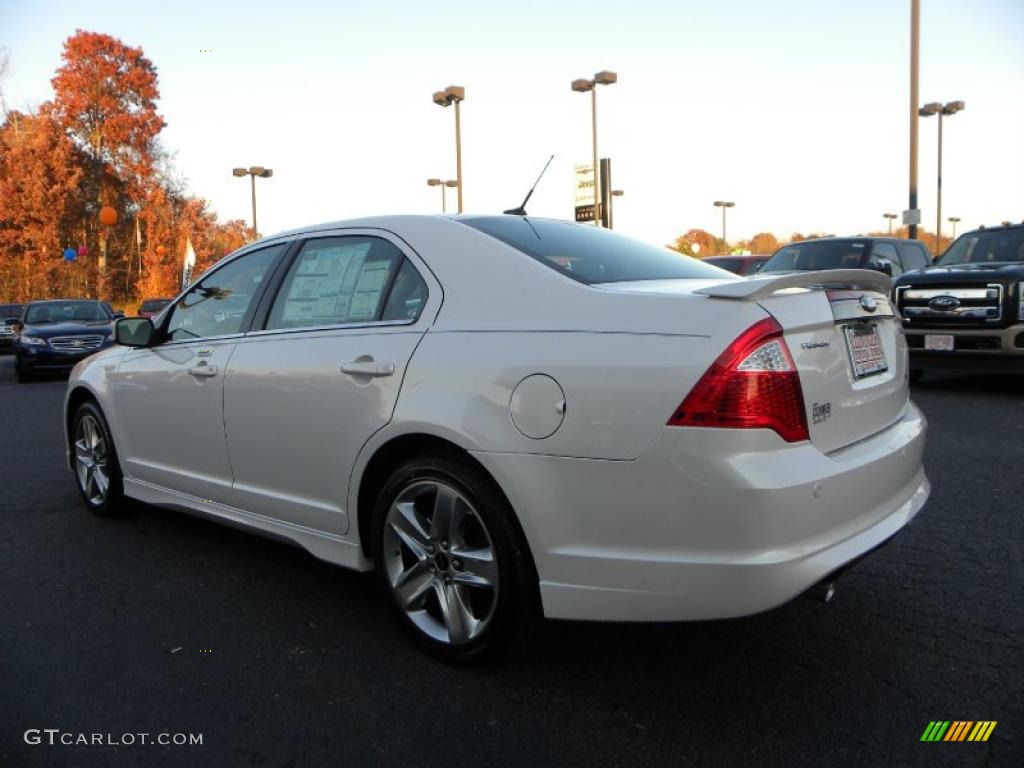 White Platinum Tri-Coat 2011 Ford Fusion Sport Exterior Photo #40432456