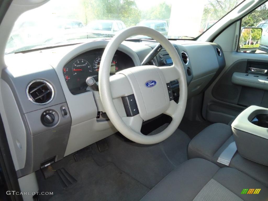 2006 F150 XLT SuperCrew - True Blue Metallic / Medium/Dark Flint photo #6