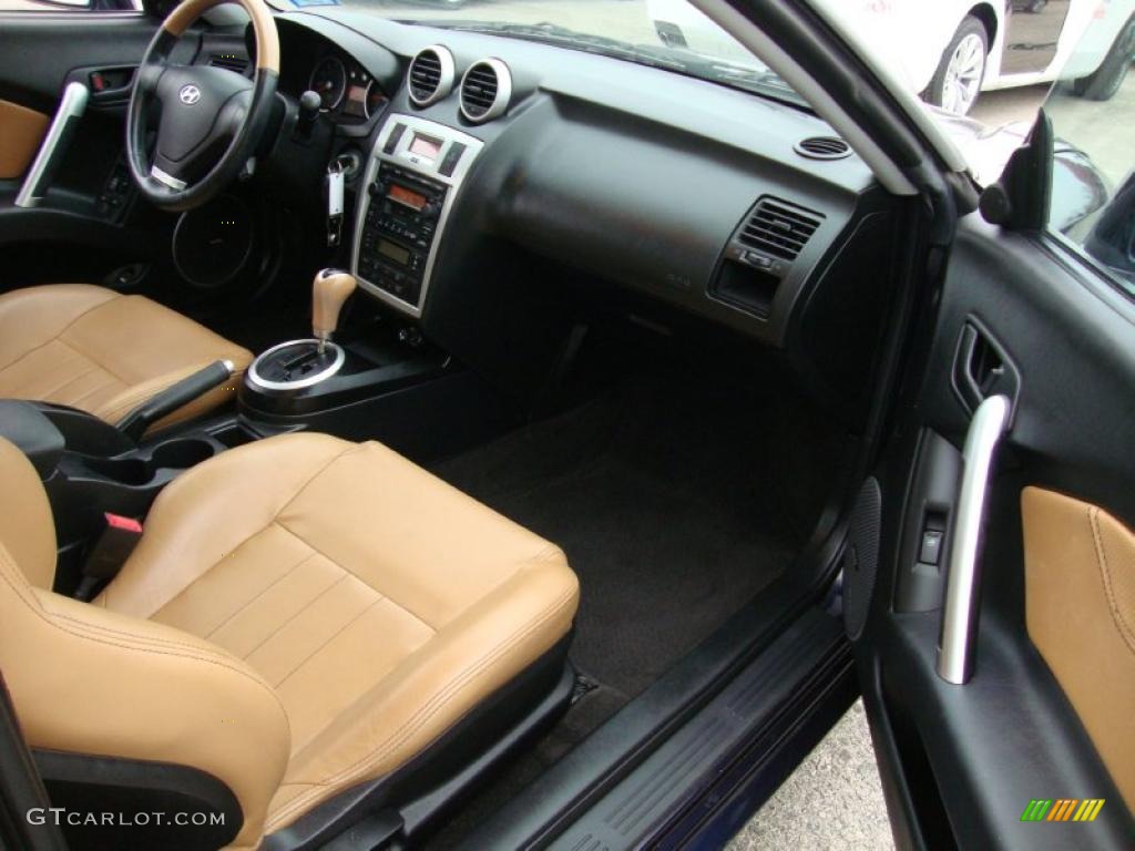2006 Tiburon GT Limited - Moonlit Blue Metallic / Beige photo #18