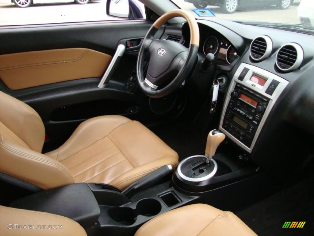 2006 Tiburon GT Limited - Moonlit Blue Metallic / Beige photo #19