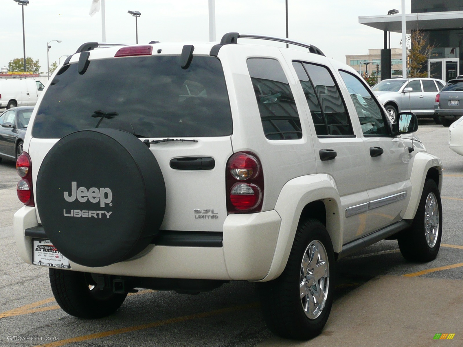 2007 Liberty Limited 4x4 - Stone White / Medium Slate Gray photo #7