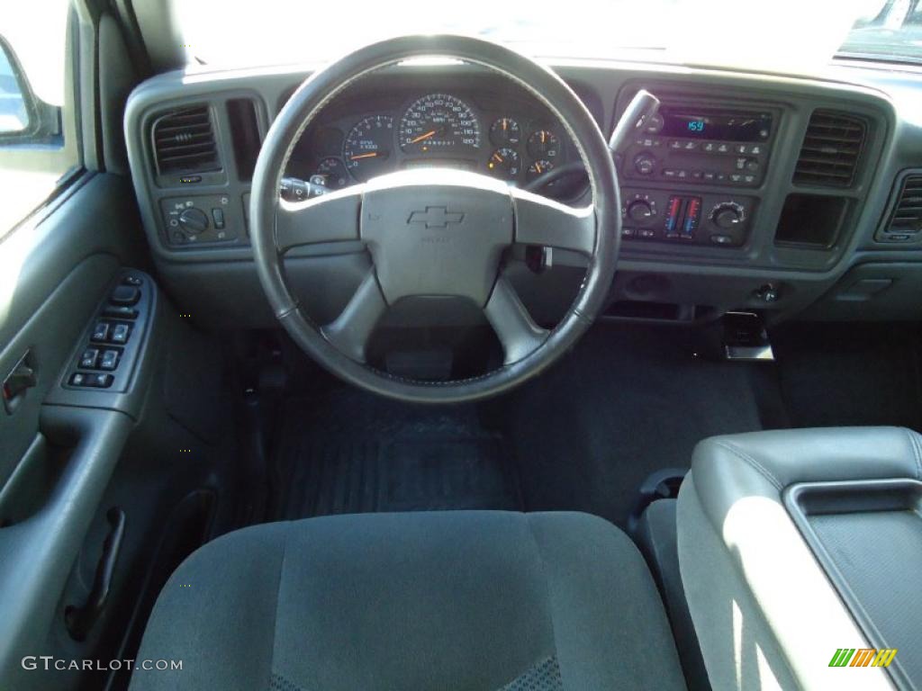 2006 Silverado 1500 LT Crew Cab - Dark Blue Metallic / Dark Charcoal photo #9