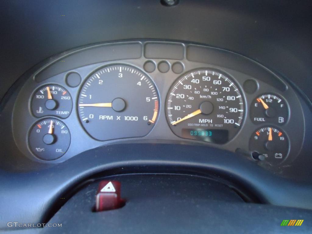 2002 Chevrolet Blazer LS Gauges Photo #40435340