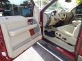 2005 Dark Toreador Red Metallic Ford F150 Lariat SuperCab 4x4  photo #4