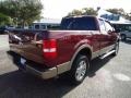 2005 Dark Toreador Red Metallic Ford F150 Lariat SuperCab 4x4  photo #11