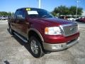 2005 Dark Toreador Red Metallic Ford F150 Lariat SuperCab 4x4  photo #13